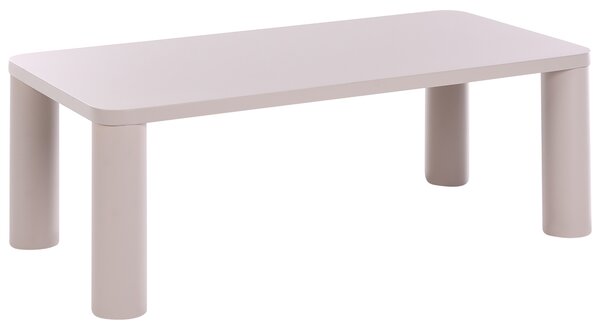 Konferenčný stolík sivobéžový MDF obdĺžnikový tvar 120 x 60 cm moderný štýl obývacia izba