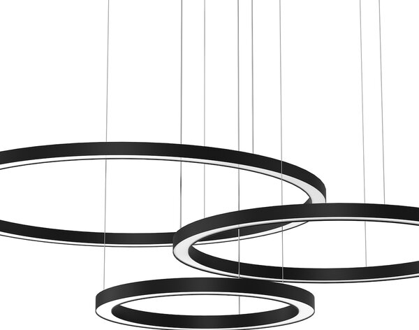 Závesné LED svietidlo Galaxia, 3x LED 85w, 3500k, b