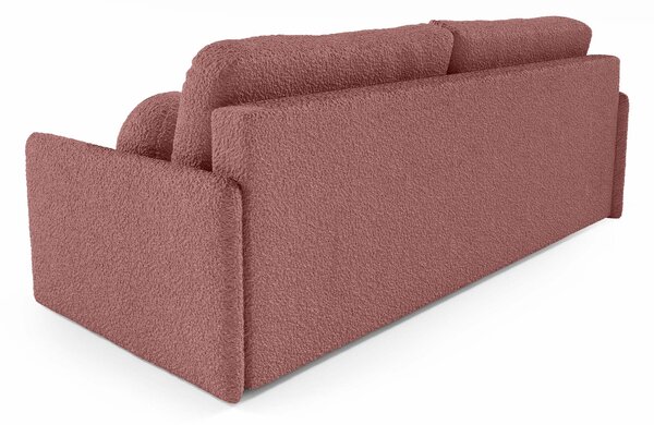Rozkladacia pohovka s úložným priestorom Glove - tehlová