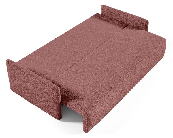 Rozkladacia pohovka s úložným priestorom Glove - tehlová