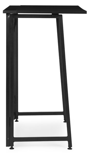 ModernHome Skladací počítačový stôl 80x45 cm, čierny ModernHome