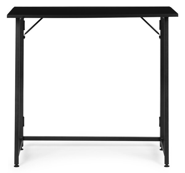 ModernHome Skladací počítačový stôl 80x45 cm, čierny ModernHome