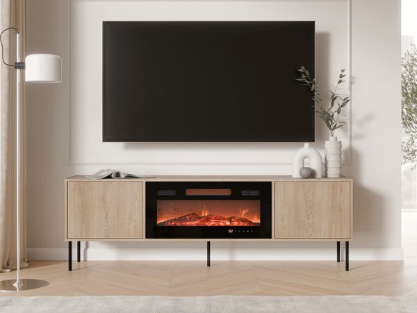 Mirjan24 TV skrinka s krbom Tugba 180 EF 2D, Farby: dub cremona 5903211483035