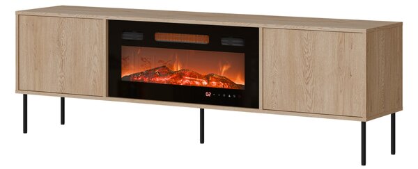 Mirjan24 TV skrinka s krbom Tugba 180 EF 2D, Farby: dub cremona 5903211483035