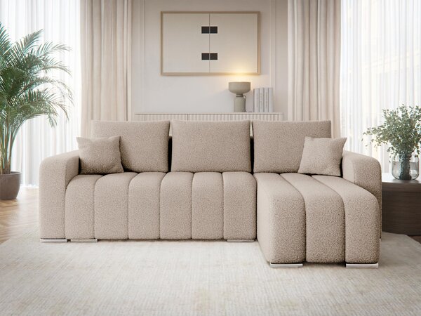 Mirjan24 Rohová sedačka s funkciou spania Wiator Boucle, Dostupné poťahy: Lambi 08 5903211482342