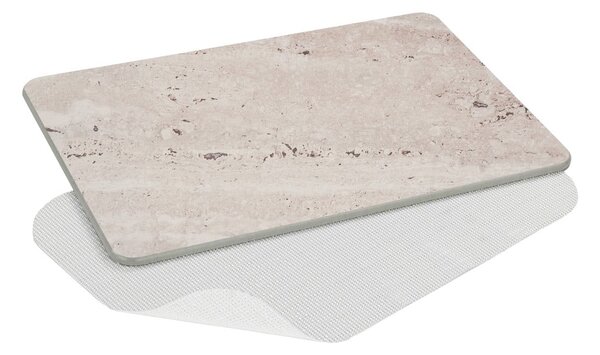 Svetlohnedá kúpeľňová predložka z kremeliny 39x60 cm Puna – Wenko