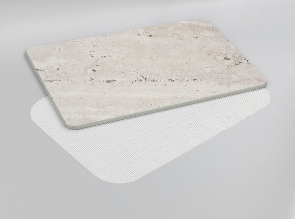Svetlohnedá kúpeľňová predložka z kremeliny 39x60 cm Puna – Wenko