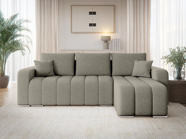 Mirjan24 Rohová sedačka s funkciou spania Wiator Boucle, Dostupné poťahy: Lambi 08 5903211482342
