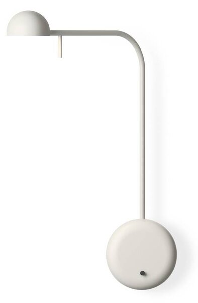 Vibia Pin 1680 LED nástenné svetlo, 39 cm, biele, Biela / opálová, Spálňa, Hliník, Moderný, Nástenné svietidlo