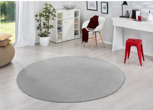Svetlosivý okrúhly koberec ø 133 cm Fancy – Hanse Home