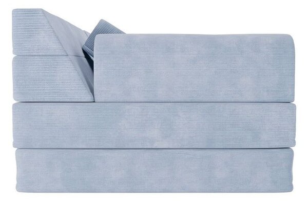 Dizajnová modulárna pohovka pre deti, 150 cm, svetlo modrá