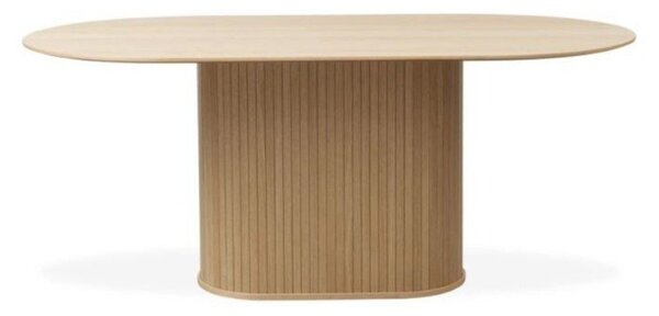Jedálenský stôl s doskou v dubovom dekore 95x180 cm Nola – Unique Furniture
