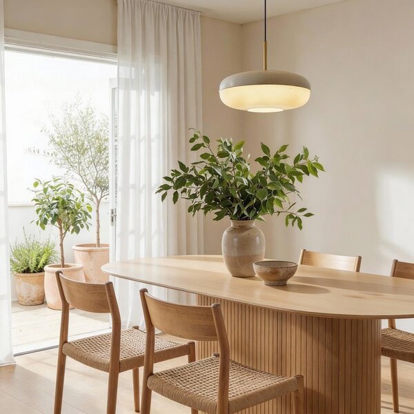 Jedálenský stôl s doskou v dubovom dekore 95x180 cm Nola – Unique Furniture