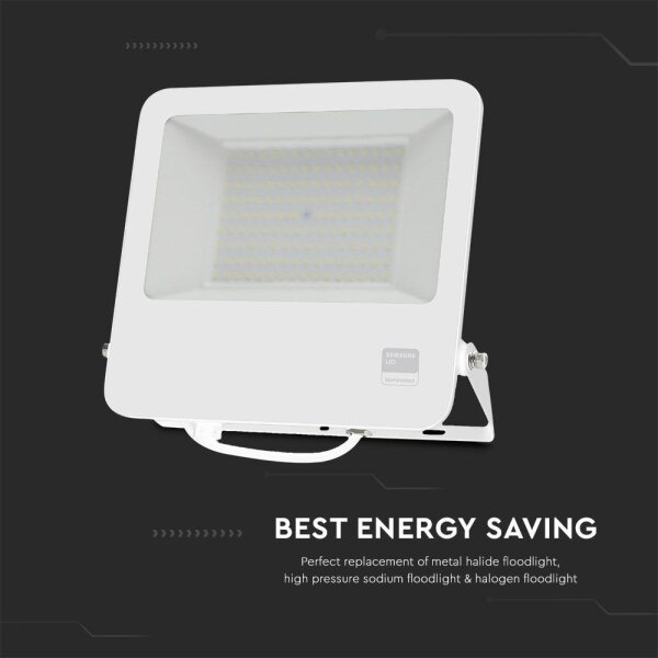 LED Reflektor SAMSUNG CHIP LED/100W/230V 6400K IP65 biela