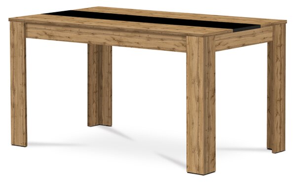 Jedálenský stôl SHELBY dub wotan/čierna