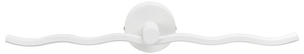Obrazové a zrkadlové LED svietidlo biele kovové 55 cm spálňa obývacia izba kúpeľňa zrkadlová lampa moderný minimalistický dizajn