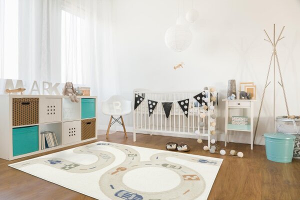Koberec Esme Kids C6241A krémový / biely