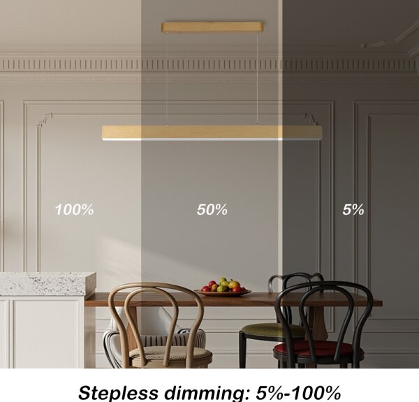 Brilagi - LED stmievateľný luster SLEEKLINE SMART LED/40W/230V Wi-Fi Tuya + diaľkový ovládač