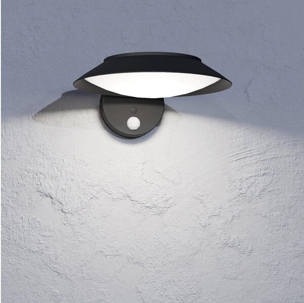 Eglo 901079 - Solárne LED nástenné svietidlo so senzorom CERRISI LED/7W/3,7V IP44