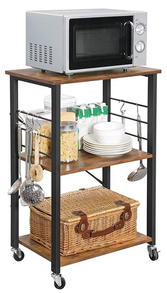 Mobilný pomocný kuchynský stôl LOFT 89 cm