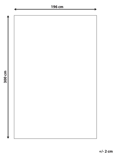 Koberec svetlobéžový viskóza 200 x 300 cm všívaný nízky vlas moderný štýl obývacia izba
