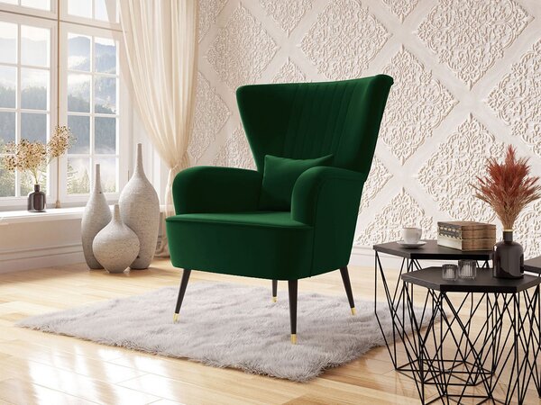 Mirjan24 Kreslo do obývačky Pirko, Dostupné poťahy: Magic Velvet 2258 5903211173233