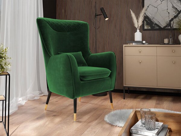 Mirjan24 Čalúnené kreslo Arisean, Dostupné poťahy: Magic Velvet 2258 5903211173479