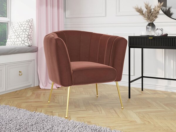 Mirjan24 Čalúnené kreslo Rimilo, Dostupné poťahy: Magic Velvet 2217 5903211173264