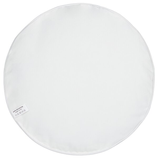 Sada 2 záhradných vankúšov sivá polyester geometrický vzor ⌀ 40 cm moderný štýl vonkajšie dekorácie vodoodolné