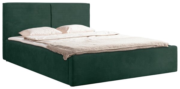 ČALÚNENÁ POSTEĽ, 140/200 cm, tmavozelená P & B - Online Only spálne, Online Only