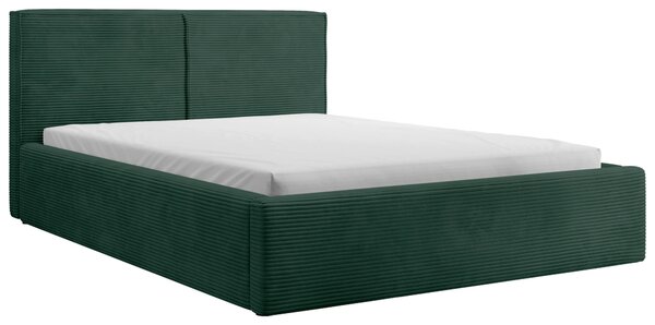 ČALÚNENÁ POSTEĽ, 140/200 cm, tmavozelená P & B - Online Only spálne, Online Only