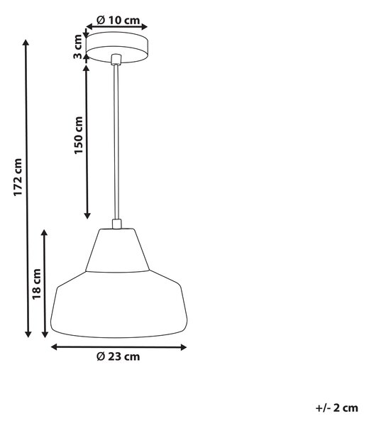 Závesná lampa čierna a zlatá tienidlo z dymového skla osvetlenie do modernej spálne obývačky