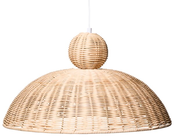 Závesná lampa prírodná ratan ručne pletené tienidlo na strop moderný boho štýl jedáleň obývacia izba