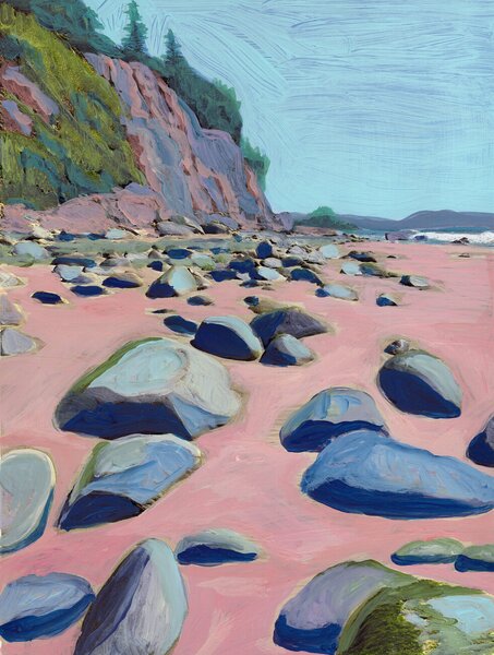 Ilustrácia Rocks, Eleanor Baker, (30 x 40 cm)