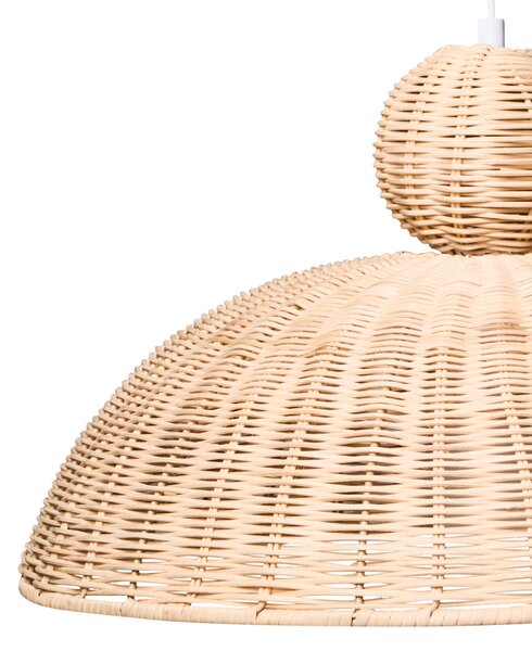 Závesná lampa prírodná ratan ručne pletené tienidlo na strop moderný boho štýl jedáleň obývacia izba