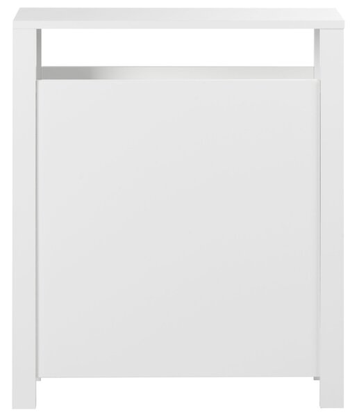 Kúpeľňová skrinka biela MDF 20 x 70 cm s košíkmi úložný priestor moderný štýl kúpeľňa