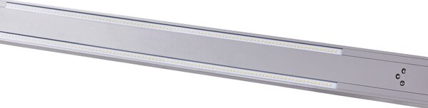 Stojaca LED lampa strieborná hliník 186 cm vypínač moderný industriálny štýl kancelária pracovňa