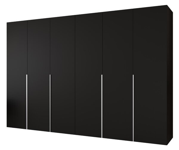 NovýNábytok.sk Šatníková skriňa 300 cm Alice 1 (čierna + kašmír). Vlastná spoľahlivá doprava až k Vám domov. 1126141