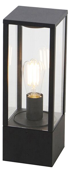 Priemyselná stojaca lampa čierna 40 cm IP44 - Charlois