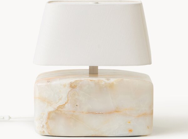 Stolová lampa's jadeitovou základňou Maleo