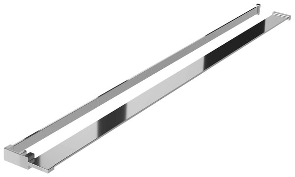Erga Paris, polička/držiak na uteráky pre sprchovú zástenu (max. 140cm), chrómová, ERG-V02-PARIS-SHELF-CR