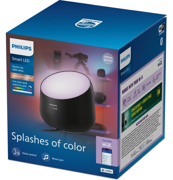 Philips - LED RGB+TW Stmievateľná stolná lampa SMART LED/9W/230V 2200-6500K Wi-Fi