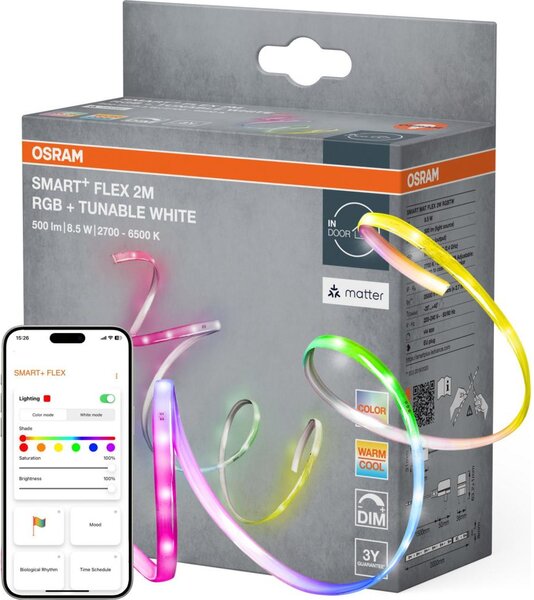 Osram - LED RGB+TW Stmievateľný pásik SMART+ FLEX 2m LED/8,5W/230V 2700-6500K Wi-Fi