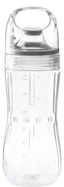 Fľaša na smoothie BGF02 / Smeg BLF02 príslušenstvo k mixéru na smoothie / 0,6 l / priehľadná
