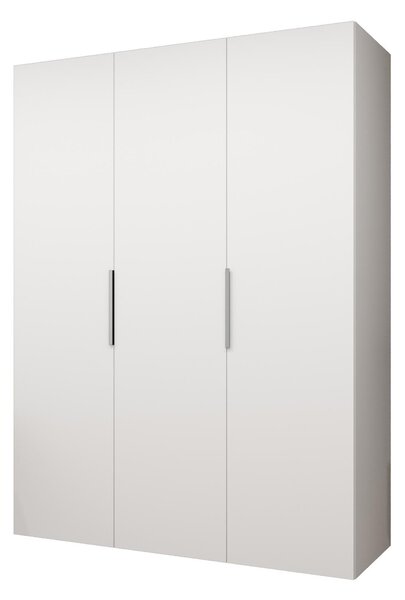 NovýNábytok.sk Šatníková skriňa 150 cm Mirabella 1 (biela + kašmír). Akcia -18%. Vlastná spoľahlivá doprava až k Vám domov. 1126350