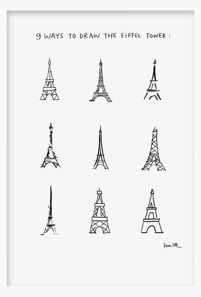 Plagát Eiffel Tower