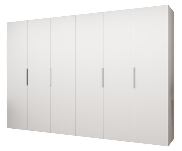NovýNábytok.sk Šatníková skriňa 300 cm Mirabella 1 (biela + kašmír). Vlastná spoľahlivá doprava až k Vám domov. 1126383