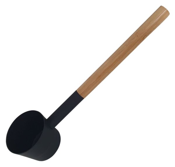 Harvia set vedro 4L s naberačkou 42cm, matný nerez a drevo