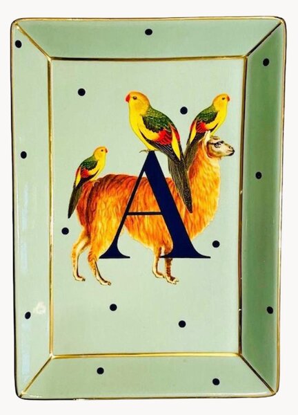 Dekoračný podnos z jemného kostného porcelánu Alpaca