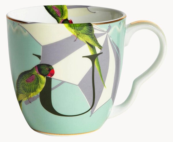 Hrnček z jemného kostného porcelánu Umbrella Bird
